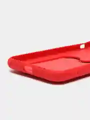 Красный чехол для Apple  iPhone 13 PRO, с защитой камеры и держателем для карт