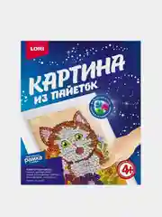 Картина из пайеток "Котенок"