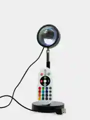 Лампа "Закат" RGB металлическая, с пультом, 16 цветов, ночник