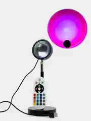 Лампа "Закат" RGB металлическая, с пультом, 16 цветов, ночник