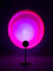 Лампа "Закат" RGB металлическая, с пультом, 16 цветов, ночник