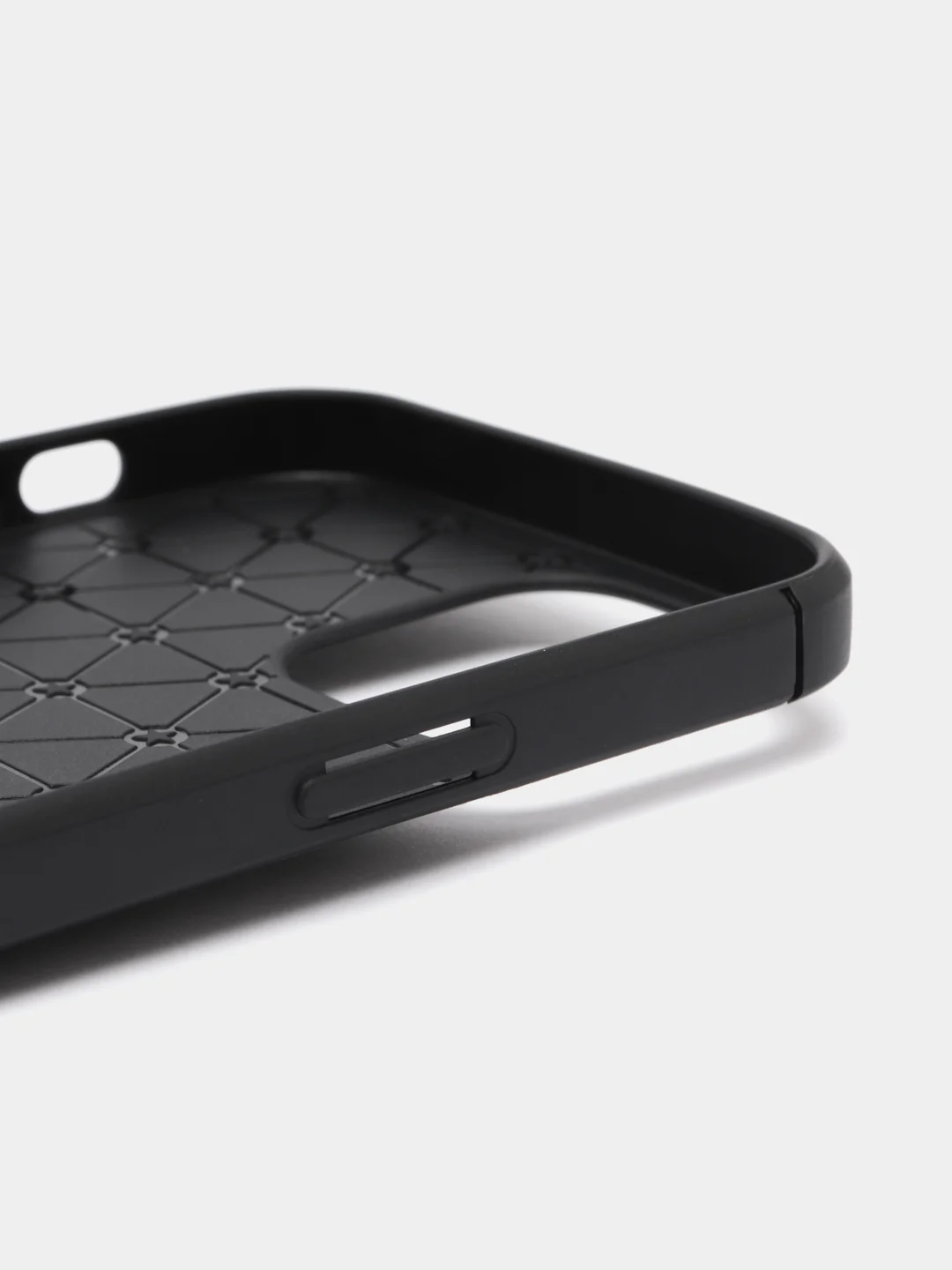 Черный чехол для iPhone 12 с кольцом