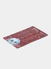 Тёмно-бордовый магнит на холодильник Новый год 2025, сувенир, подарок