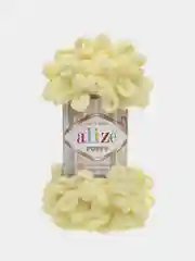 Желтый пряжа Alize Puffy, петельки, 5 штук, разные цвета