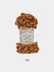Коричневый пряжа Alize Puffy, петельки, 5 штук, разные цвета