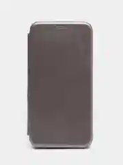 Серый чехол-книжка для Nokia 7.1 Plus, из экокожи, с карманом для карт