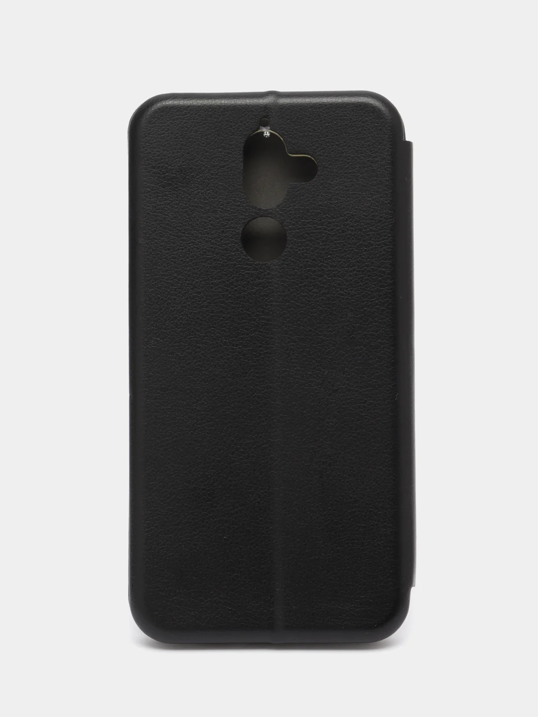 Черный чехол-книжка на Nokia 7 Plus, из экокожи, с карманом для карт
