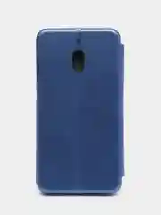 Синий чехол-книжка на Nokia 2.1, 3.1, 5.1 из экокожи, с карманом для карт