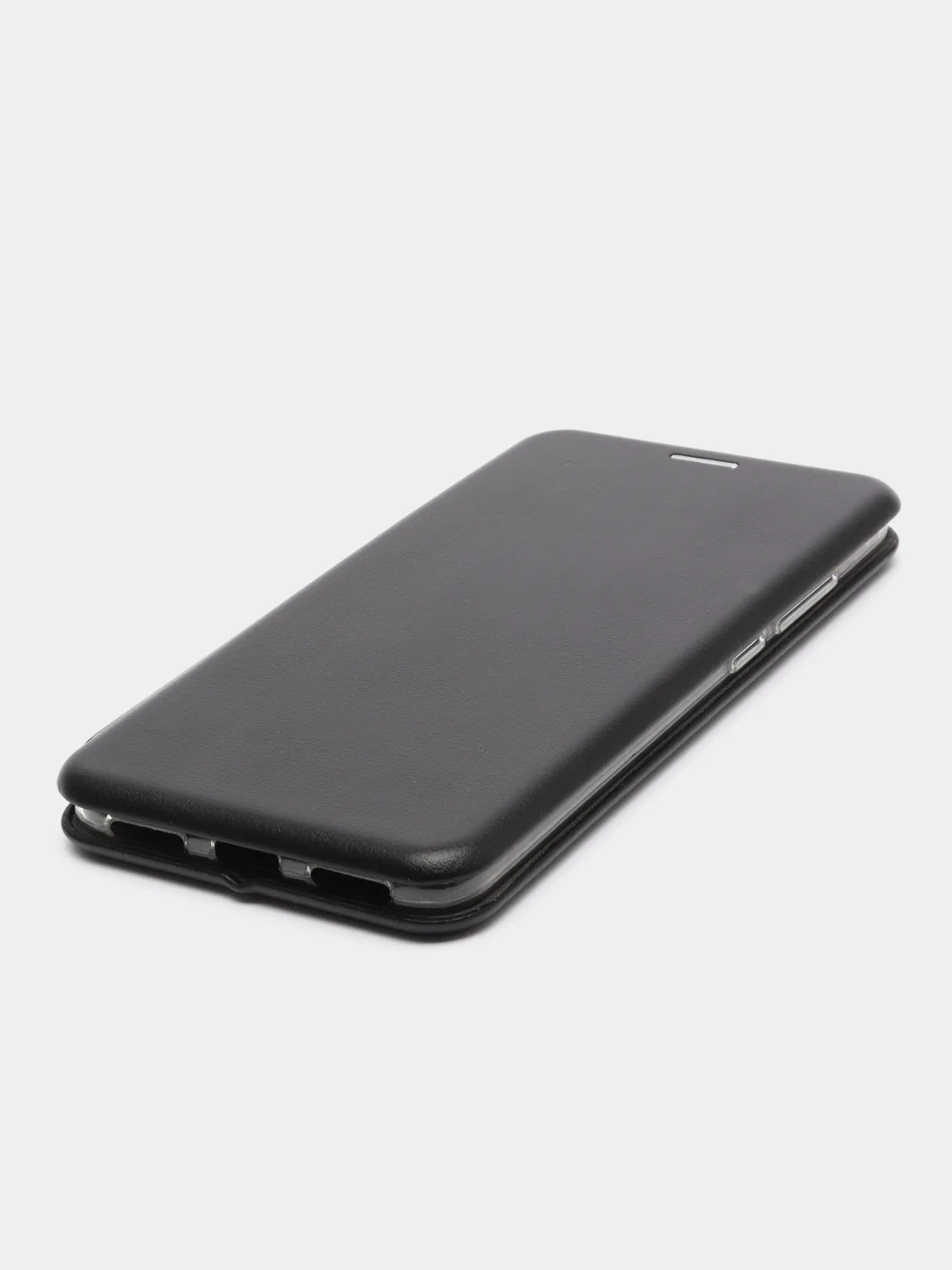 Черный чехол-книжка на Xiaomi Redmi 5 из эко кожи, с карманом для карт