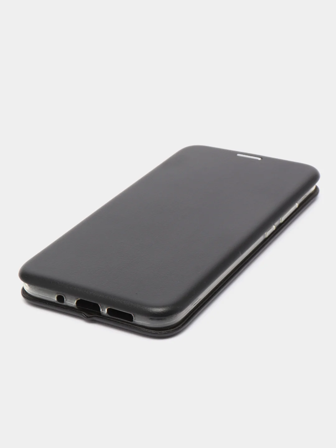Черный чехол-книжка для Nokia 7.1 Plus, из экокожи, с карманом для карт