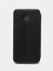 Черный чехол-книжка для Nokia 7.1 Plus, из экокожи, с карманом для карт