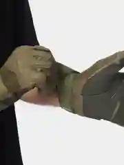 Зелёный хаки перчатки тактические