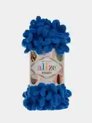 Синий пряжа Alize Puffy, петельки, 5 штук, разные цвета