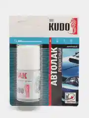 Ремонтный лак для ЛКП автомобилей, Kudo, прозрачный, универсальный, во флаконе с кисточкой