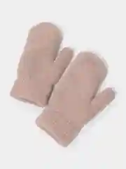 Пастельно-коралловый варежки женские