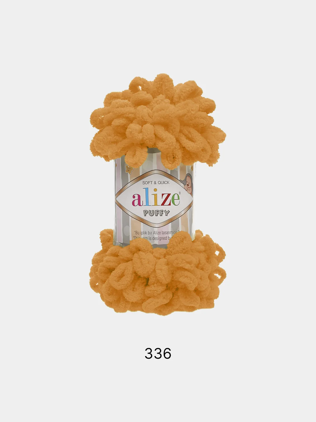 Манго пряжа Alize Puffy, петельки, 5 штук, разные цвета