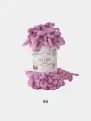 Марсала пряжа Alize Puffy, петельки, 5 штук, разные цвета