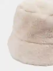Молочный теплая меховая панама, зимняя панама женская, теплая шапка