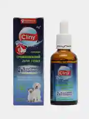 Лосьон очищающий Cliny для глаз, для кошек, собак, животных, 50 мл