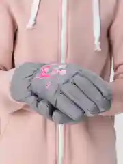 Серебряный горнолыжные детские перчатки