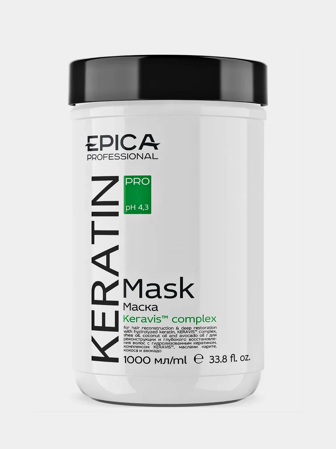 Маска для реконструкции и глубокого восстановления волос Epica Keratin Pro Mask