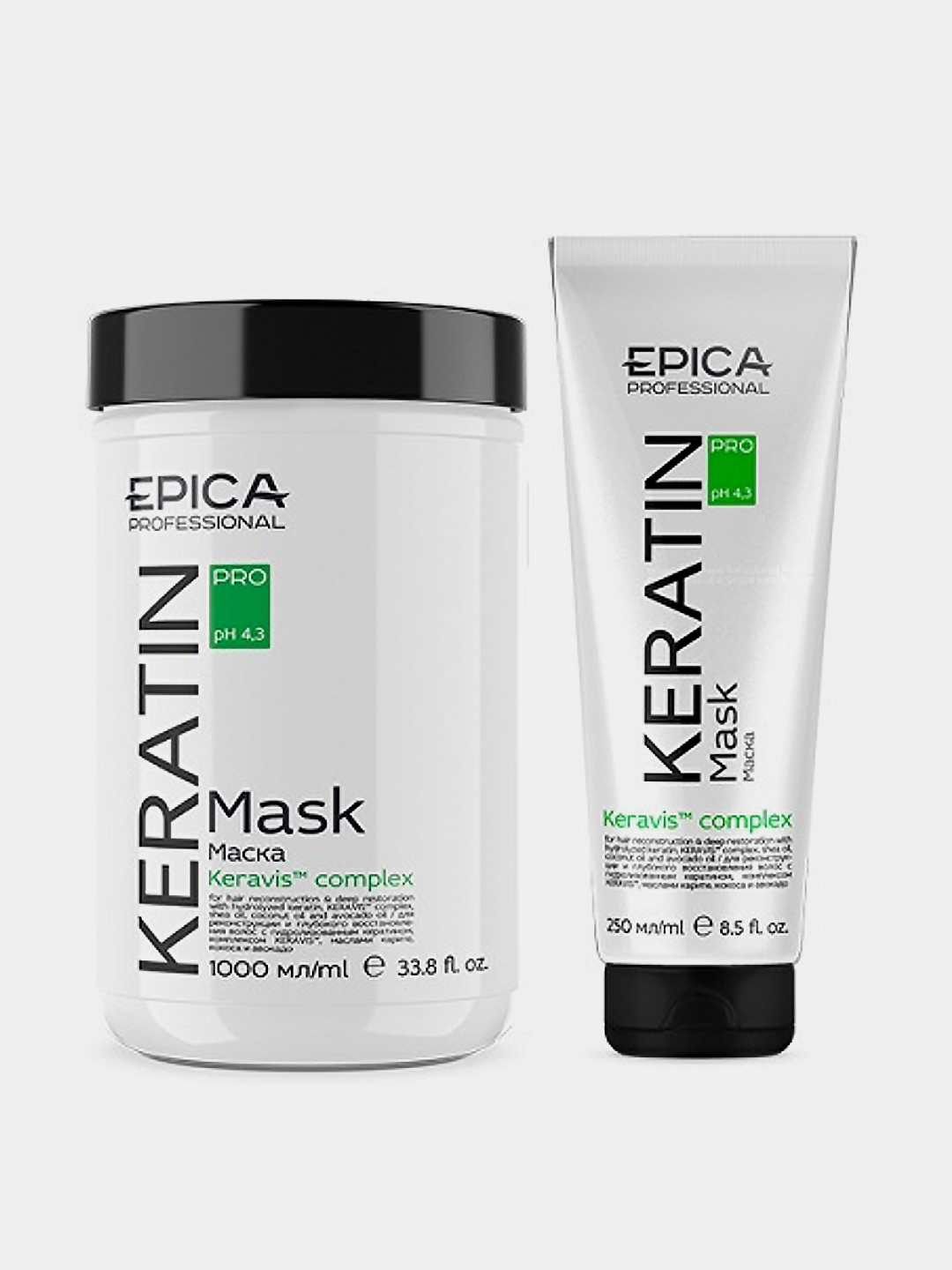 Masks professional. Маска для волос Keratin Pro Epica 1000 мл. Epica professional для волос маска. Epica Keratin шампунь. Шампунь Эпика профессионал кератин.