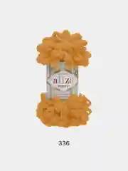 Рыжий пряжа Alize puffy петельки