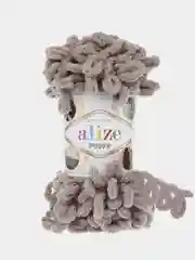 Оранжевый пряжа Alize puffy петельки