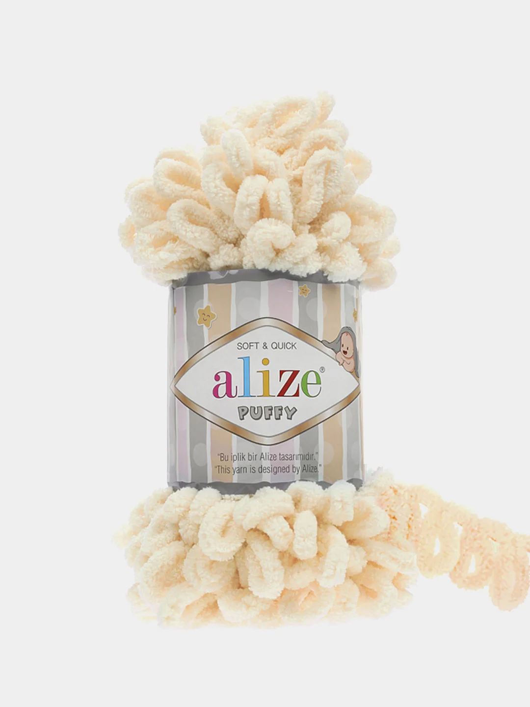 Индиго пряжа Alize puffy петельки