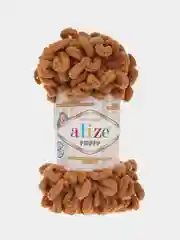 Терракотовый пряжа Alize puffy петельки