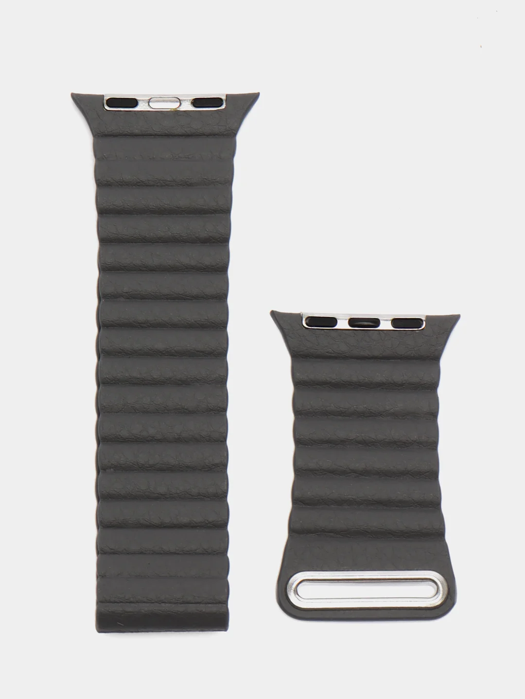 Угольный ремешок кожаный для Apple Watch 38/40mm, 42/44mm.