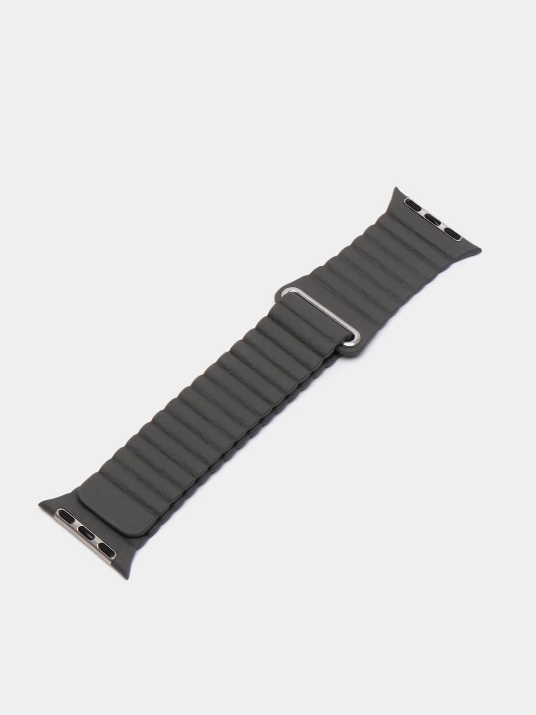 Угольный ремешок кожаный для Apple Watch 38/40mm, 42/44mm.