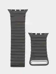 Угольный ремешок кожаный для Apple Watch 38/40mm, 42/44mm.
