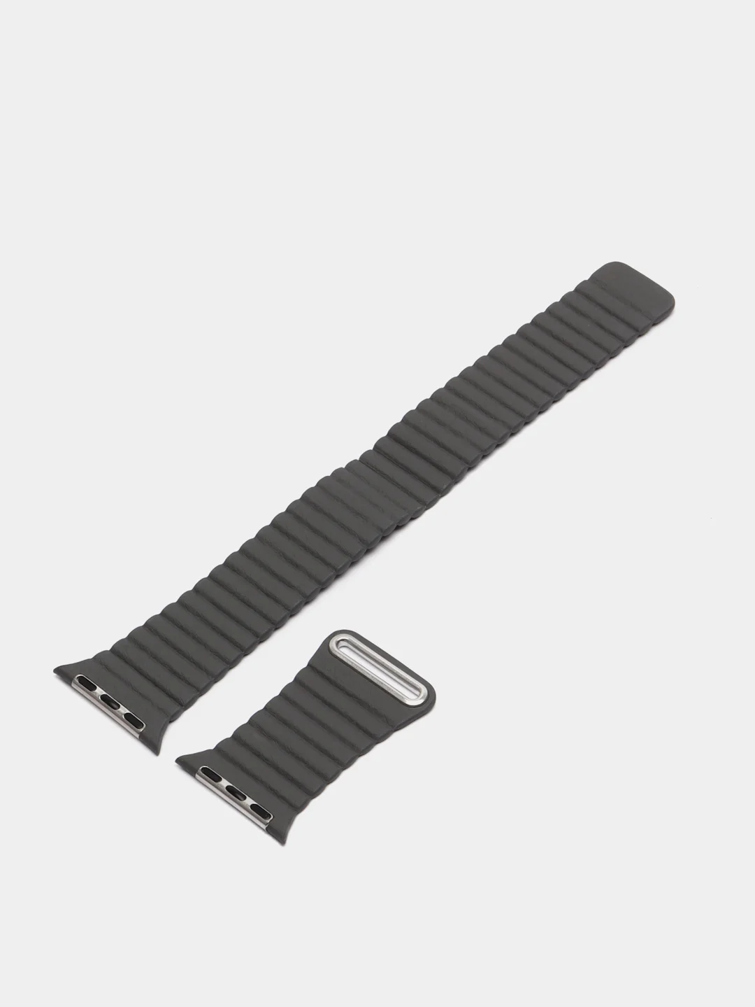 Угольный ремешок кожаный для Apple Watch 38/40mm, 42/44mm.