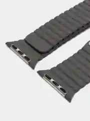 Угольный ремешок кожаный для Apple Watch 38/40mm, 42/44mm.