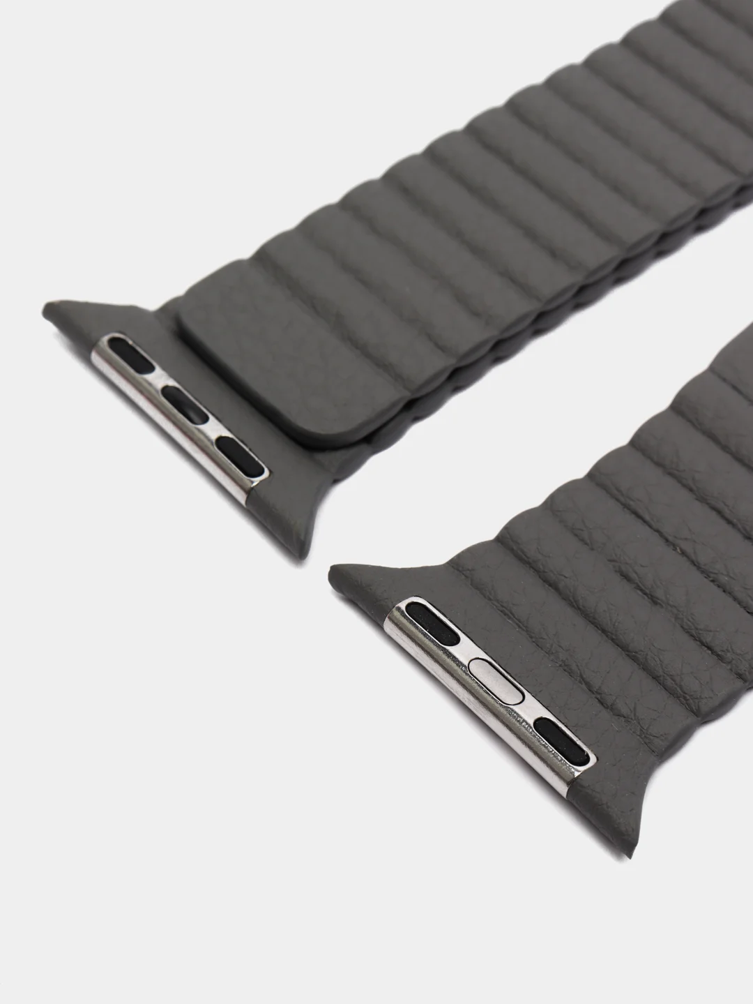 Угольный ремешок кожаный для Apple Watch 38/40mm, 42/44mm.