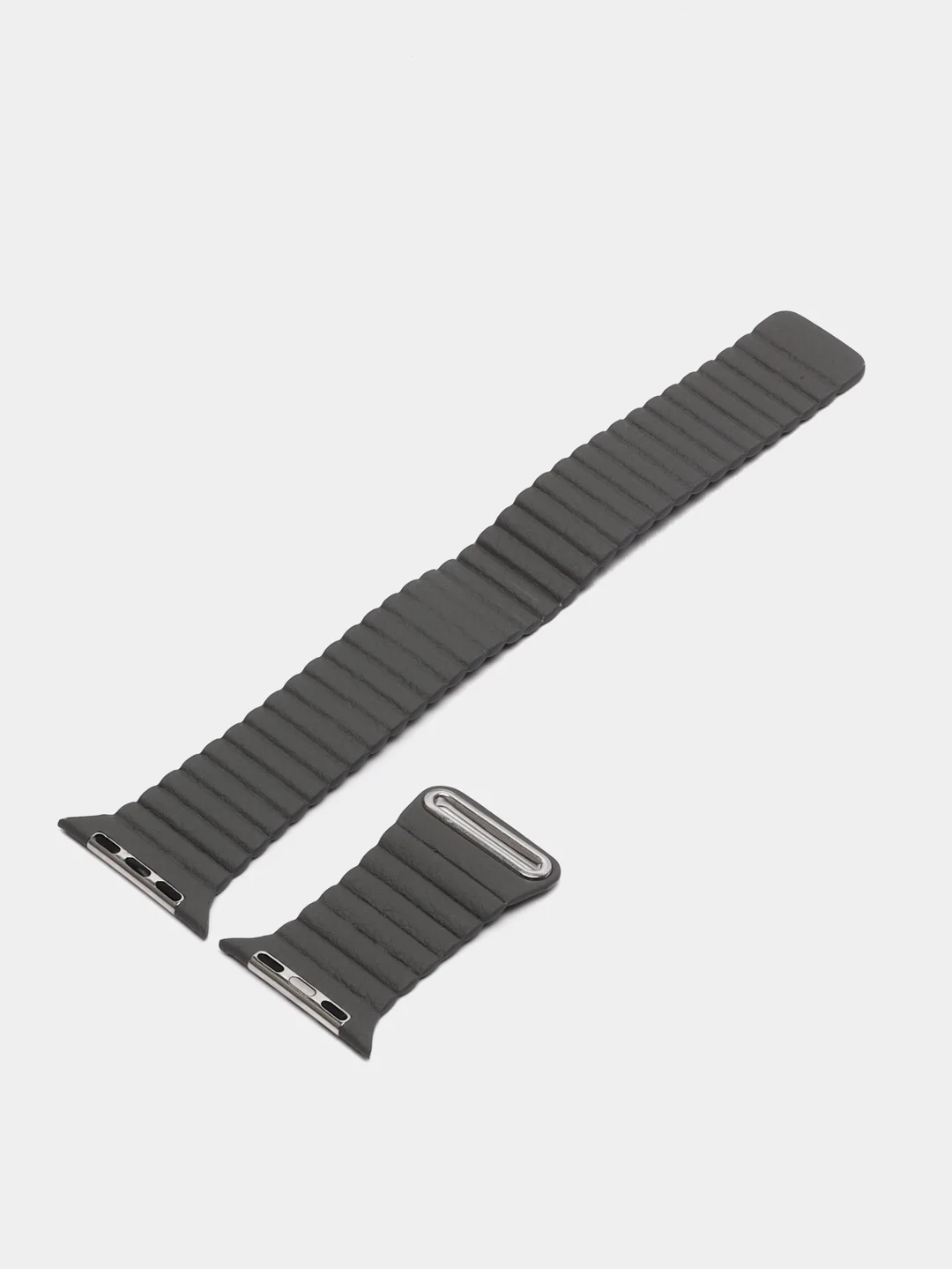 Угольный ремешок кожаный для Apple Watch 38/40mm, 42/44mm.