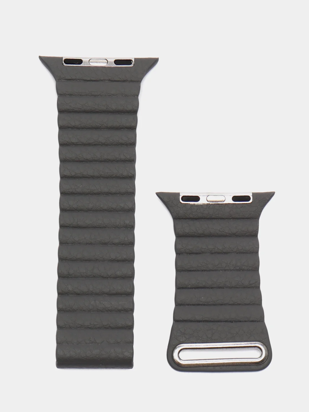 Угольный ремешок кожаный для Apple Watch 38/40mm, 42/44mm.
