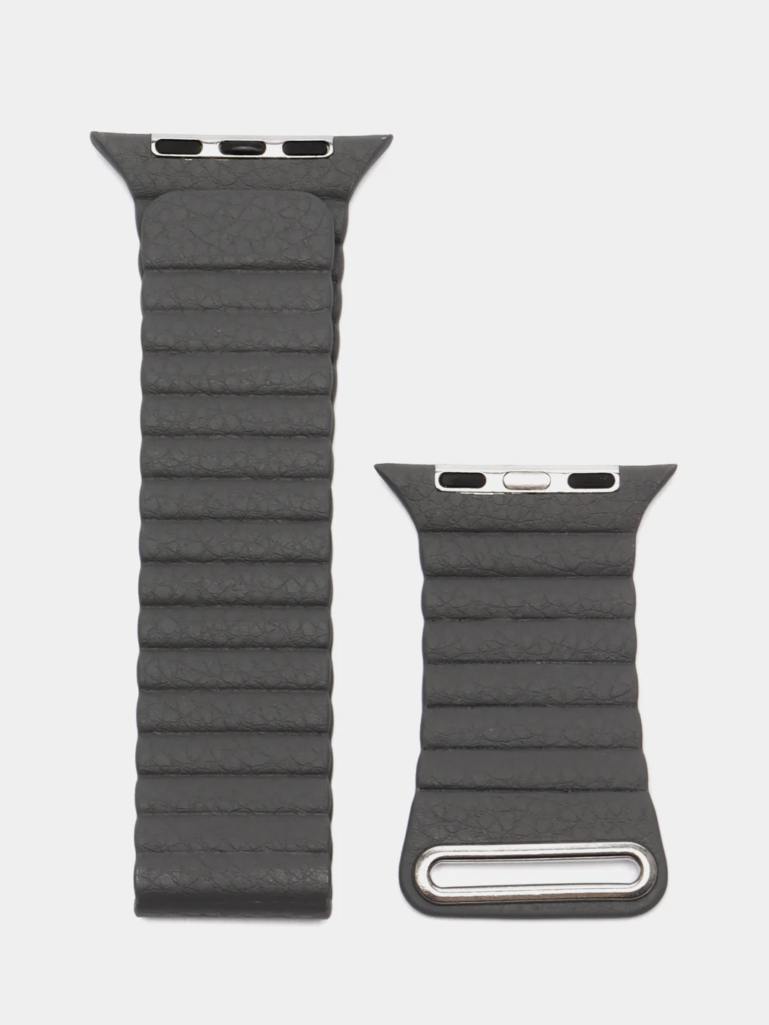 Угольный ремешок кожаный для Apple Watch 38/40mm, 42/44mm.