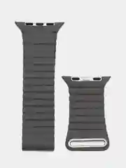 Угольный ремешок кожаный для Apple Watch 38/40mm, 42/44mm.