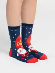 Синий носки "Новый год"