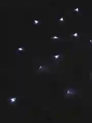 Белый гирлянда-штора светодиодная
