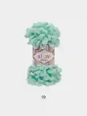 Лесной зеленый пряжа Alize puffy петельки