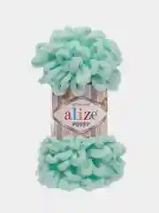 Лесной зеленый пряжа Alize puffy петельки