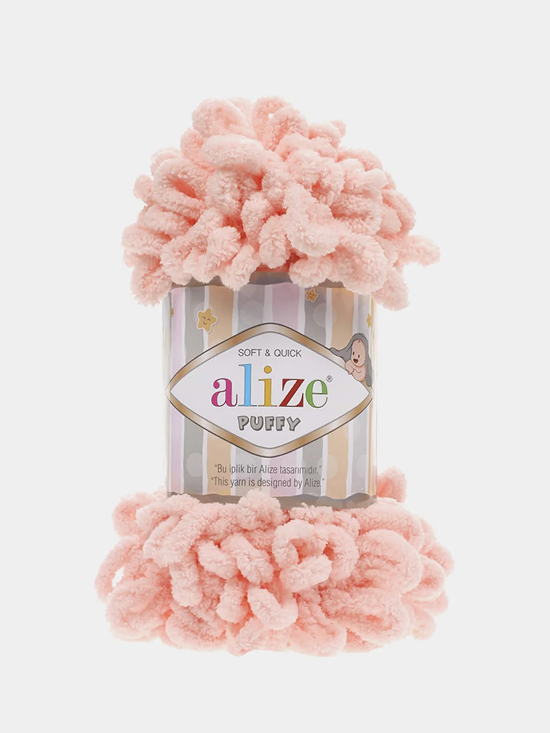 Манго пряжа Alize puffy петельки