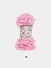 Коралловый меланж пряжа Alize puffy петельки