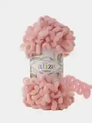 Лимонный пряжа Alize puffy петельки