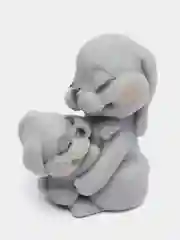 Мыло подарочное сувенирное фигурное "Зайка с зайчонком", ручная работа