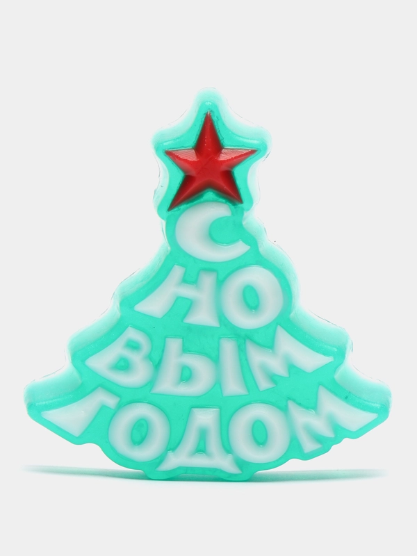 Мыло ручной работы "Елка новогодняя" символ года