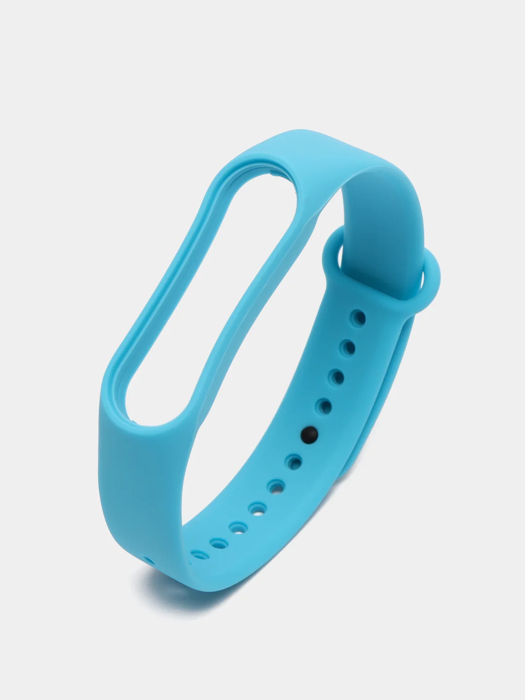 Голубой ремешок силиконовый для Xiaomi Mi Band 7 / Xiaomi Mi Band 8
